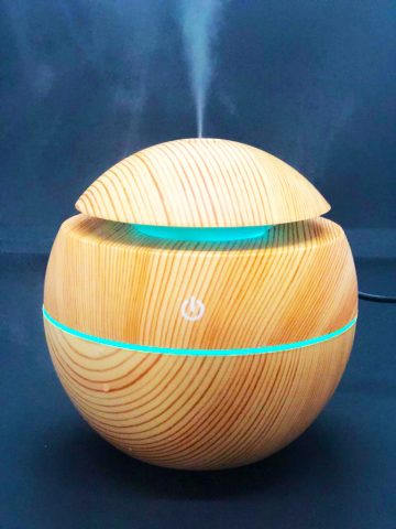 USB AROMA DIFFUSER WOOD EFFECT