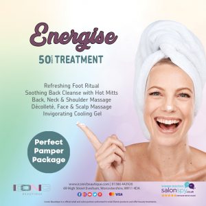 Energise treatment package image