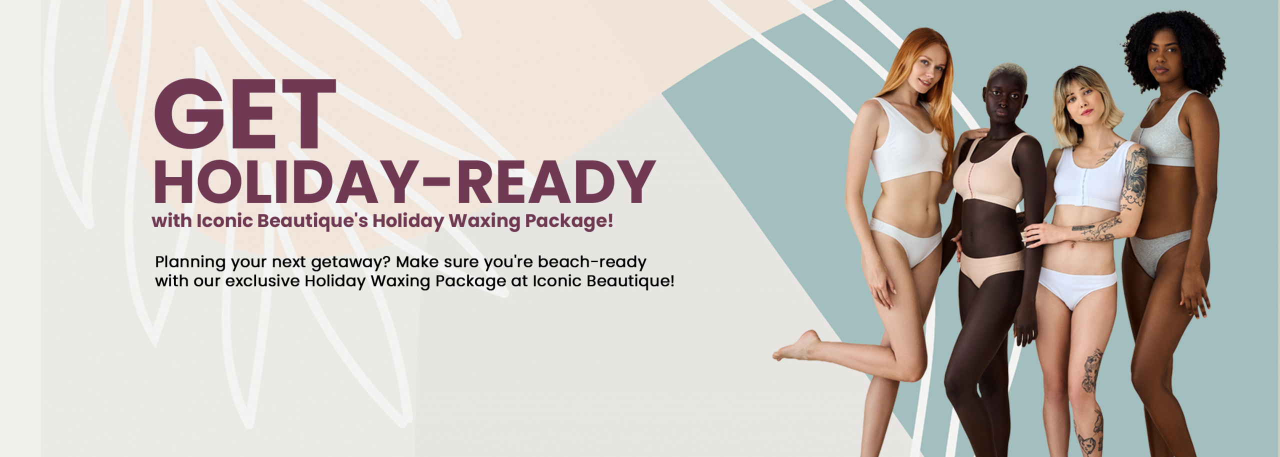 Get beach-ready in Evesham! ICONIC Beautique's Holiday Waxing Package gives you smooth, glowing skin in just one visit.